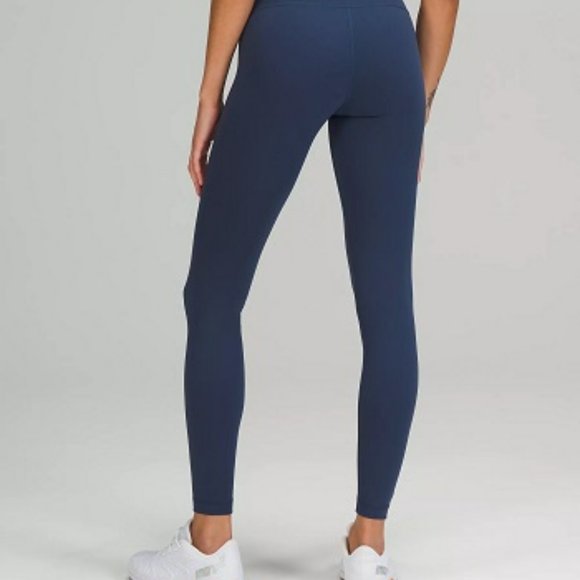 NWT lululemon Wunder Train HR Tight 28" True Navy - Picture 2 of 5